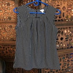 ⚫️⚪️Black and White Polka Dot Blouse